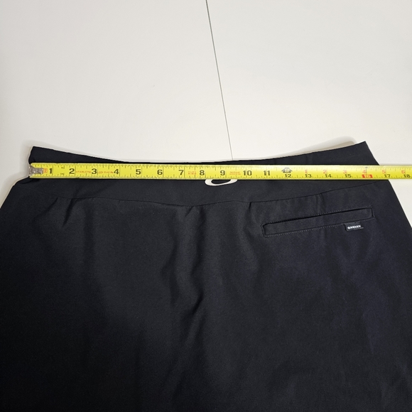 Oakley Womens XL Black Balata Golf Skort Skirt Lined Stretch Pull On Tennis - Picture 15 of 15